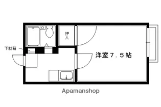 吉田ハウス【102号室】の間取り
