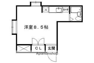 三宅アパート【A-102号室】の間取り