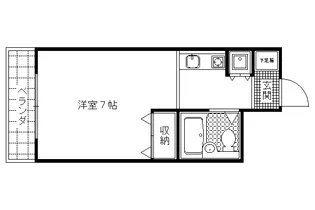 ラ・ルース東山【402号室】の間取り