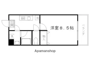 プラス・ド・ソレイユ【2-A号室】の間取り