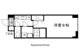 ドミールコート伏見桃山【207号室】の間取り