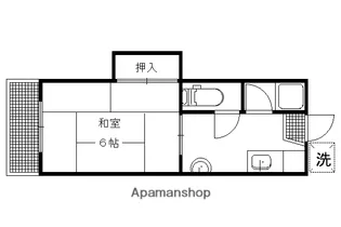 土田ハイツ【202号室】の間取り