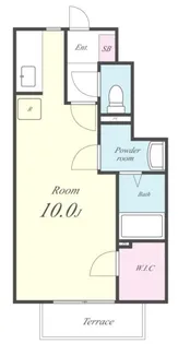ジュネス山元【1階】の間取り