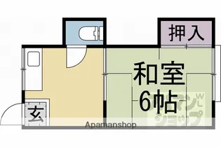 里ノ荘【2F5号室】の間取り