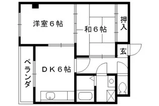 グランヴィア貴船【206号室】の間取り
