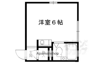 アビーロード伏見【206号室】の間取り