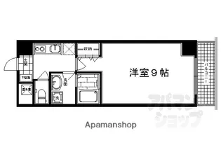 タワード四条【602号室】の間取り