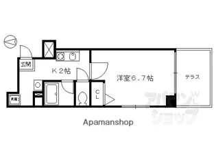バインオークノチェ【102ベ号室】の間取り