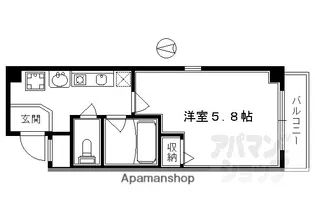 バインオークネクト【401号室】の間取り