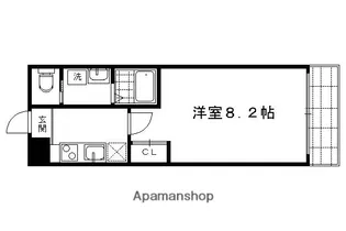ヘラクレス円町【501号室】の間取り