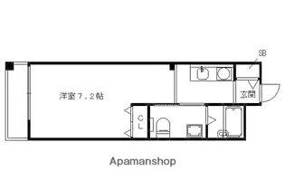 ブリエ京都【102号室】の間取り