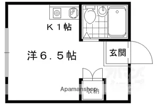 フローラル上花山【2-B号室】の間取り