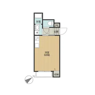 エルメゾン大津【101号室号室】の間取り