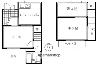 京都府京都市伏見区向島庚申町【一戸建】の間取り