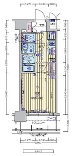 プレサンスTHE KYOTO 澄華【0603号室】の間取り