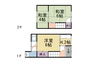 京都府京都市伏見区中島秋ノ山町【タウンハウス】の間取り