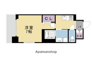 ベラジオ雅び烏丸十条【714号室】の間取り