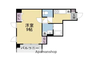 メゾン・マロン【3階】の間取り