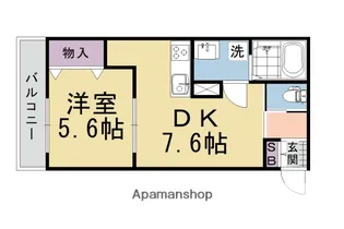 グリスブランシェ【1階】の間取り