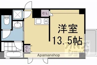 GRAND LATTICE SAYAMACHI【603w号室】の間取り