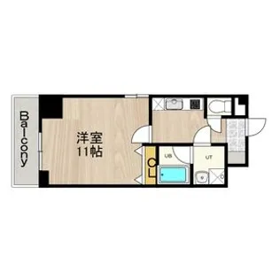 CITY SPIRE浜大津駅前【1009号室】の間取り