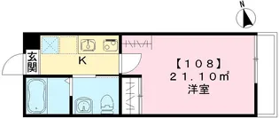 KAMO RIVER清水五条【108号室号室】の間取り