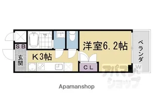 グランデコート薬大North【2階】の間取り