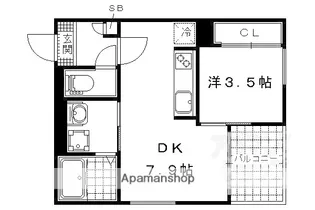 REGALESTサンメゾン四ノ宮【301号室】の間取り
