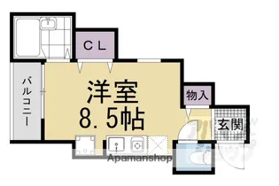 デパール石田【301号室】の間取り