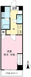 ヒルズ京都東【403号室号室】の間取り