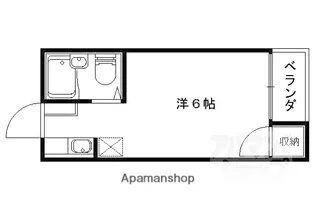 三興レジデンス【203号室】の間取り