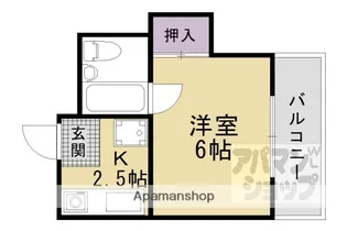 Hー1フラット【301号室】の間取り