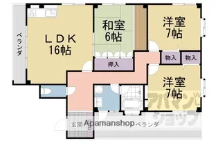 メゾン斉藤【401号室】の間取り