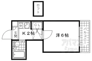 1Kの間取り画像