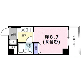 GLOIRE烏丸五条【2階】の間取り