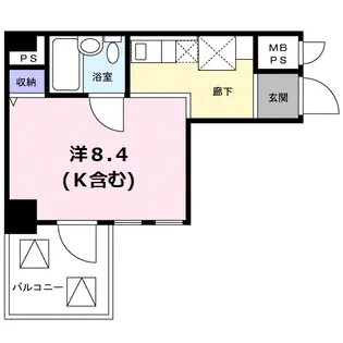 GLOIRE烏丸五条【3階】の間取り