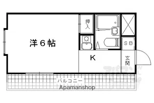 西野山洛庵【2階】の間取り