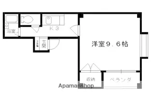 フレール七条【302号室】の間取り