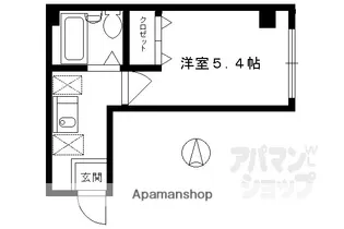 バインオークMETS【405ベ号室】の間取り