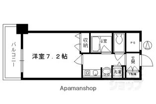 ベラジオ五条烏丸【802号室】の間取り