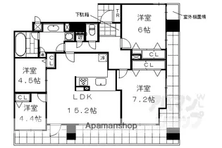 ネクステージ【1205号室】の間取り