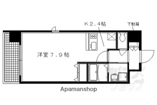 ネクステージ【201号室】の間取り