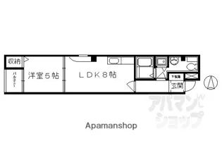 MORE河原町【205号室】の間取り