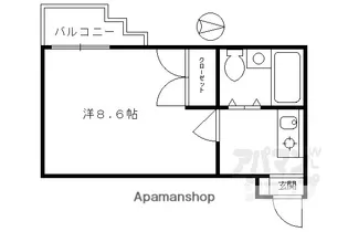 フレグランス大宮【401号室】の間取り