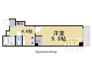 ビレイユ眞英綾小路【101号室】の間取り