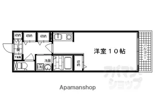 レジーナ錦小路【203号室】の間取り