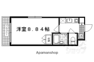 サンモールコート東洞院【301号室】の間取り