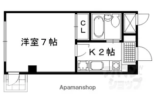 ステュディオフラット室町【402号室】の間取り