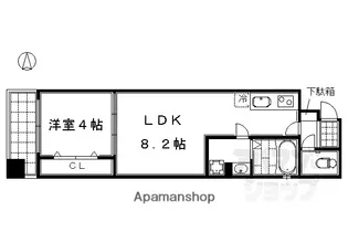 アイカーサ麩屋町【501号室】の間取り