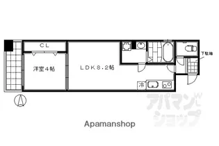 アイカーサ麩屋町【302号室】の間取り